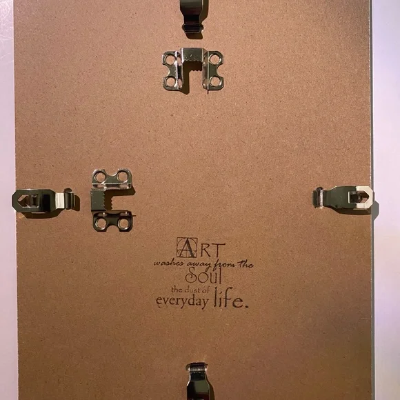 Abstract Angel Wall Art Print Framed-Browns and White made from my original art. - Picture 4 of 5